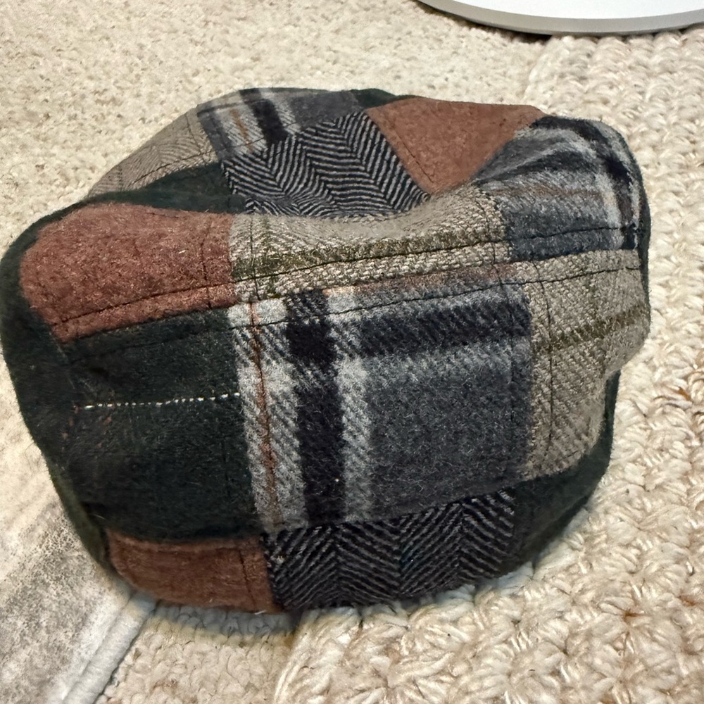 Men's Patchwork Tweed Hat